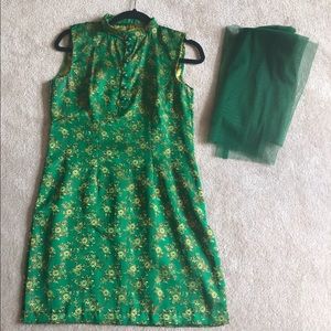 Gorgeous Silk Top + Net Scarf